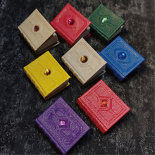 Lade das Bild in den Galerie-Viewer, Lederbuch-Set „LICKY BAG“ & NEUE FARBE Buch-Wundertasche aus echtem Leder und neue Farben