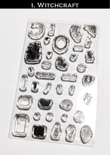 Load image into Gallery viewer, Clear Stamps 'Witchcraft' Clear Stamps (Witch's Experiment)