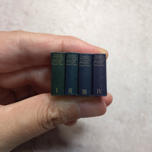 Load image into Gallery viewer, Miniature Book Kit4'Through the Looking-Glass' Easy Bean Book Kit 4 (Alice in the Mirror Land)