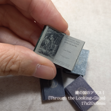 画像をギャラリービューアに読み込む, Download Miniature Book Kit4 'Through the Looking-Glass' 簡単豆本キット4(鏡の国のアリス)