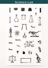 画像をギャラリービューアに読み込む, Clear Stamps ’Science Lab’(理科室)