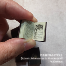 画像をギャラリービューアに読み込む, Download Miniature Book Kit3 'Alice's Adventures in Wonderland' 簡単豆本キット3(不思議の国のアリス)