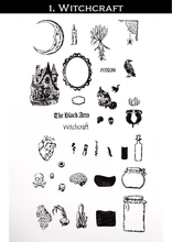 Load image into Gallery viewer, Clear Stamps 'Witchcraft' Clear Stamps (Witch's Experiment)