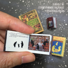 Load image into Gallery viewer, Miniature Book Kit9 'THREE THREE BEARS' Easy Bean Kit 9 (3 Bears)