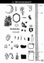 Load image into Gallery viewer, Clear Stamps 'Witchcraft' Clear Stamps (Witch's Experiment)