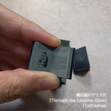 画像をギャラリービューアに読み込む, Download Miniature Book Kit4 'Through the Looking-Glass' 簡単豆本キット4(鏡の国のアリス)