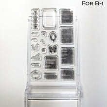 画像をギャラリービューアに読み込む, Clear Stamps ’For Template’ クリアスタンプ(テンプレート用)