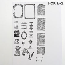 画像をギャラリービューアに読み込む, Clear Stamps ’For Template’ クリアスタンプ(テンプレート用)