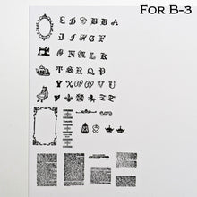 画像をギャラリービューアに読み込む, Clear Stamps ’For Template’ クリアスタンプ(テンプレート用)