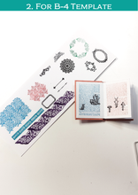 画像をギャラリービューアに読み込む, Clear Stamps ’For Template’ クリアスタンプ(テンプレート用)