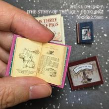 Load image into Gallery viewer, Miniature Book Kit10 'Picture bookC' Easy to read book Kit 10 (Picture book C)