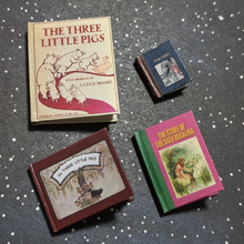 Load image into Gallery viewer, Miniature Book Kit10 'Picture bookC' Easy to read book Kit 10 (Picture book C)