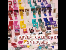 Load and play video in Gallery viewer, Advent Calendar 24 houses
