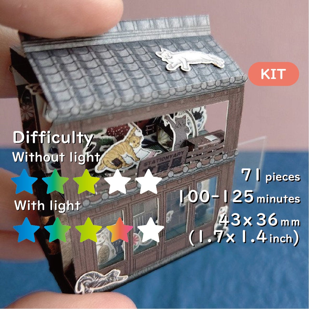 Nyanko House 猫屋敷 – miniature POP-UP book