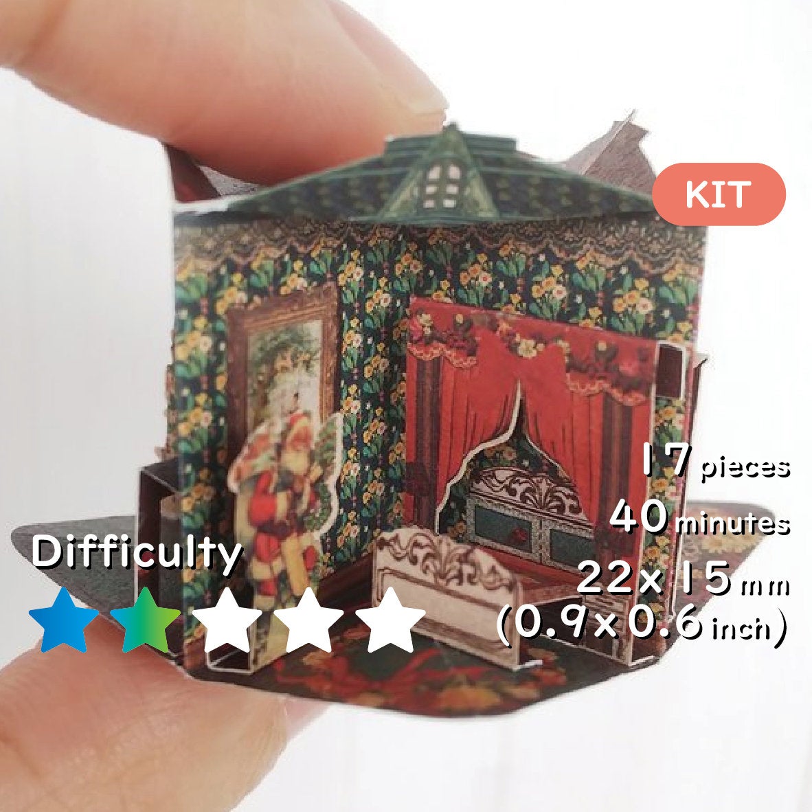 1/12th scale's MERRY CHRISTMAS 小さなクリスマスのおうち