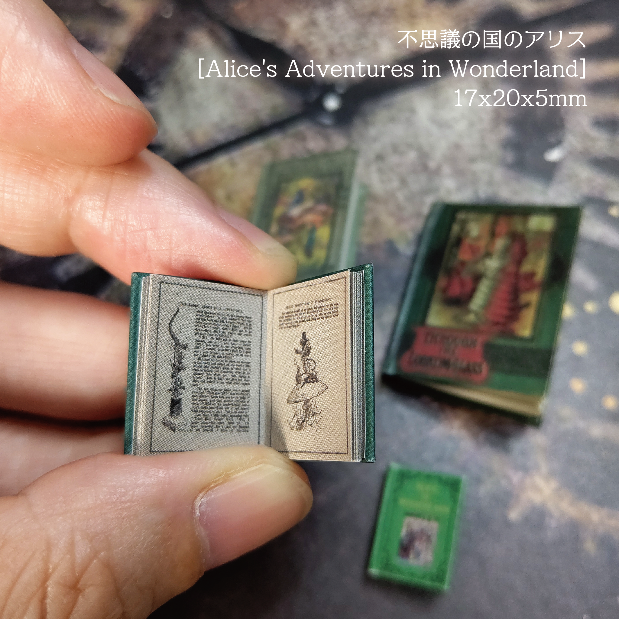 Miniature Book Kit2'Alice' 簡単豆本キット2（アリス） – miniature