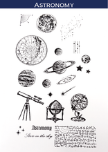 画像をギャラリービューアに読み込む, Clear Stamps ’Astronomy’ クリアスタンプ（宇宙）
