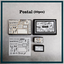 画像をギャラリービューアに読み込む, Stamp set [Postal] 郵便
