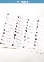 Load image into Gallery viewer, Clear Stamps ‘Schedule’
