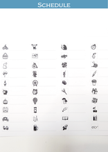 Load image into Gallery viewer, Clear Stamps ‘Schedule’
