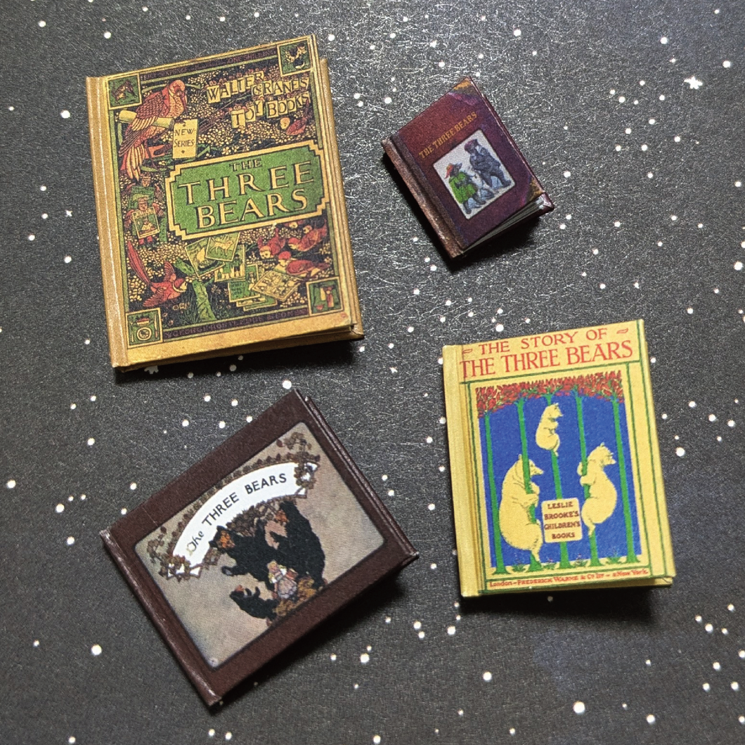 Miniature Book Kit9 ’THE THREE BEARS’ 簡単豆本キット9（3匹のくま）