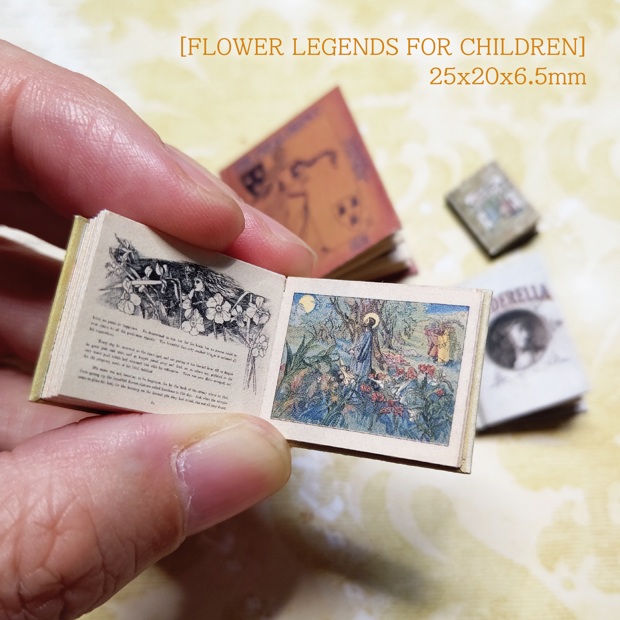 Miniature Book Kit6 'Picture bookA' 簡単豆本キット6（絵本A