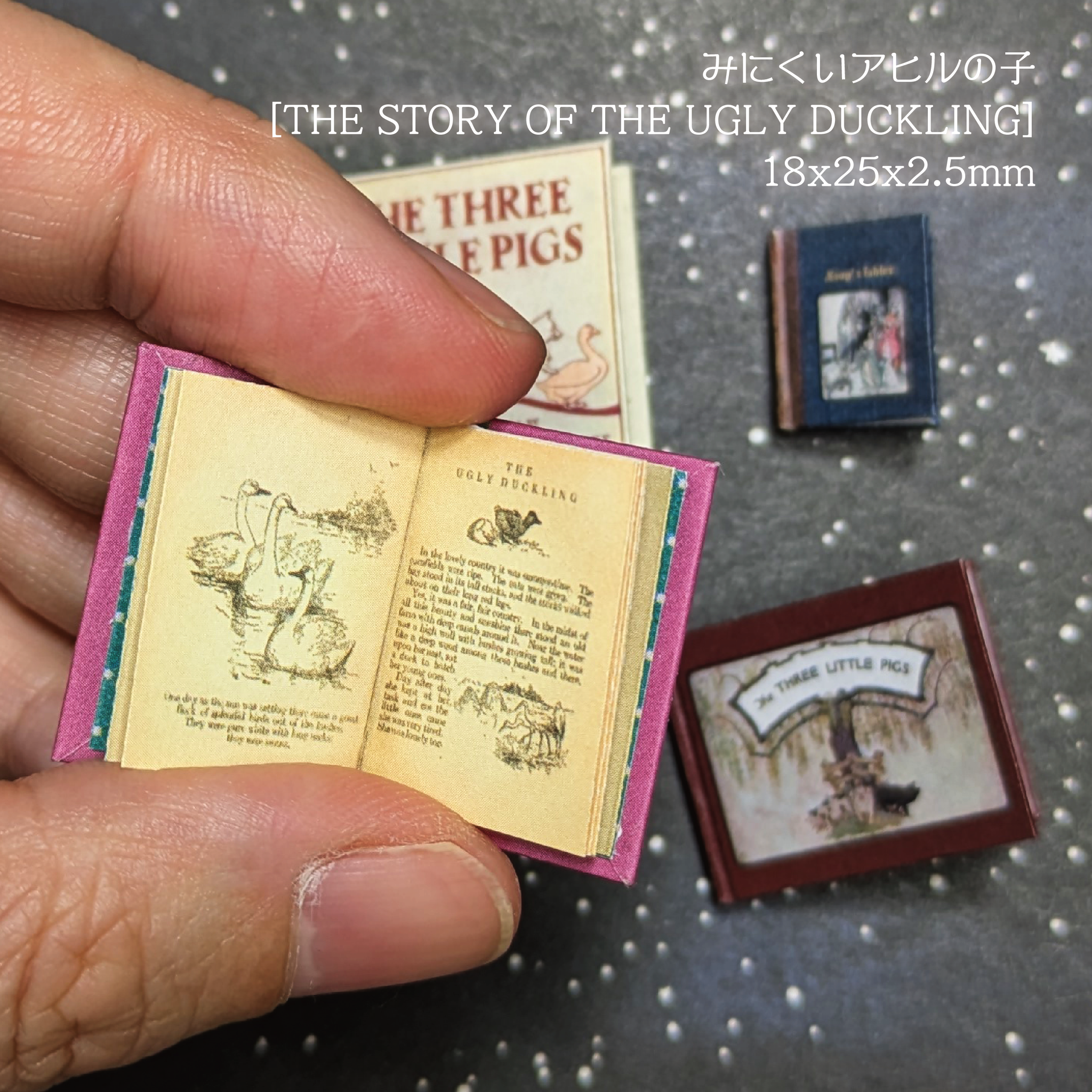 Miniature Book Kit10 'Picture bookC' 簡単豆本キット10（絵本C
