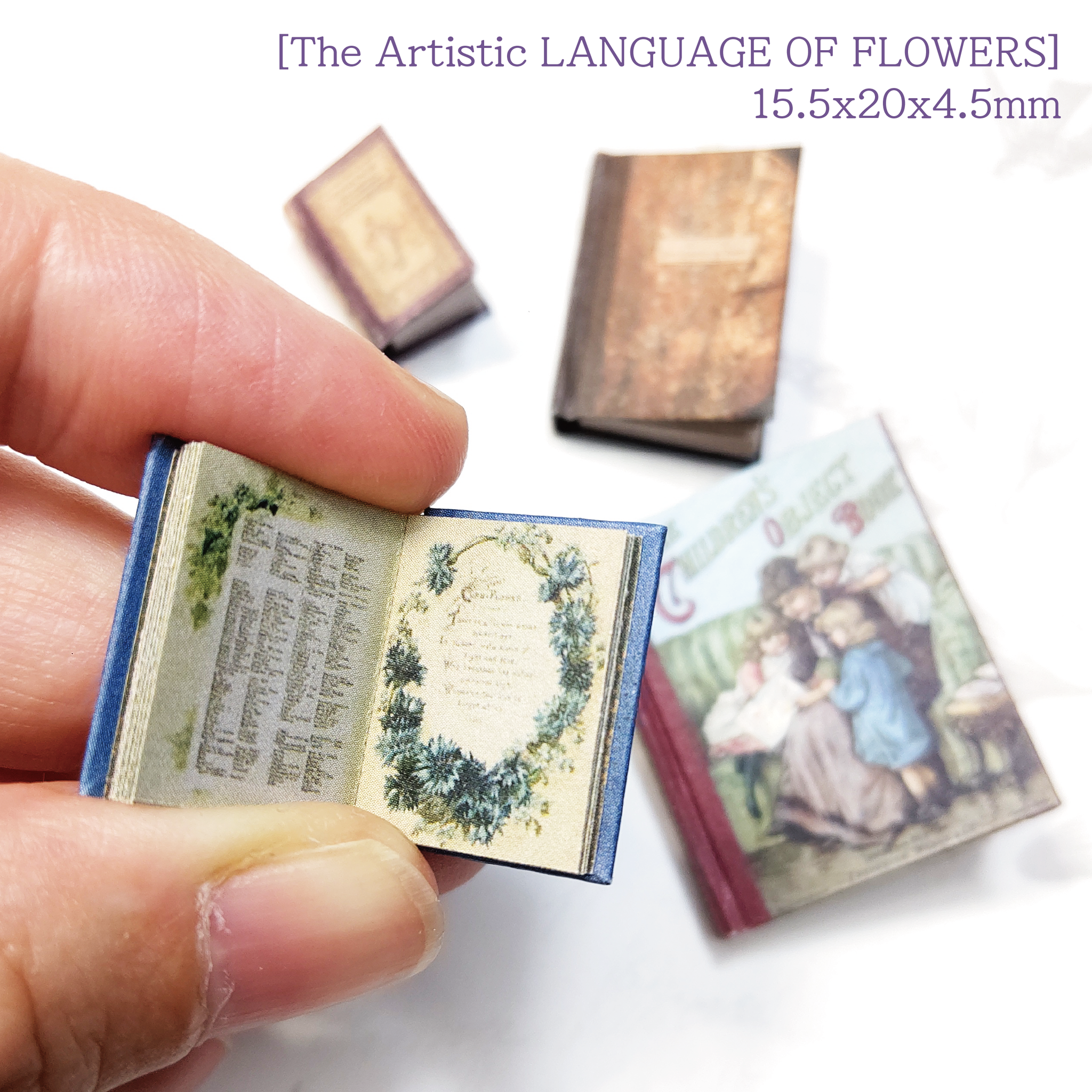 Miniature Book Kit11 'Picture bookD' 簡単豆本キット11（絵本D