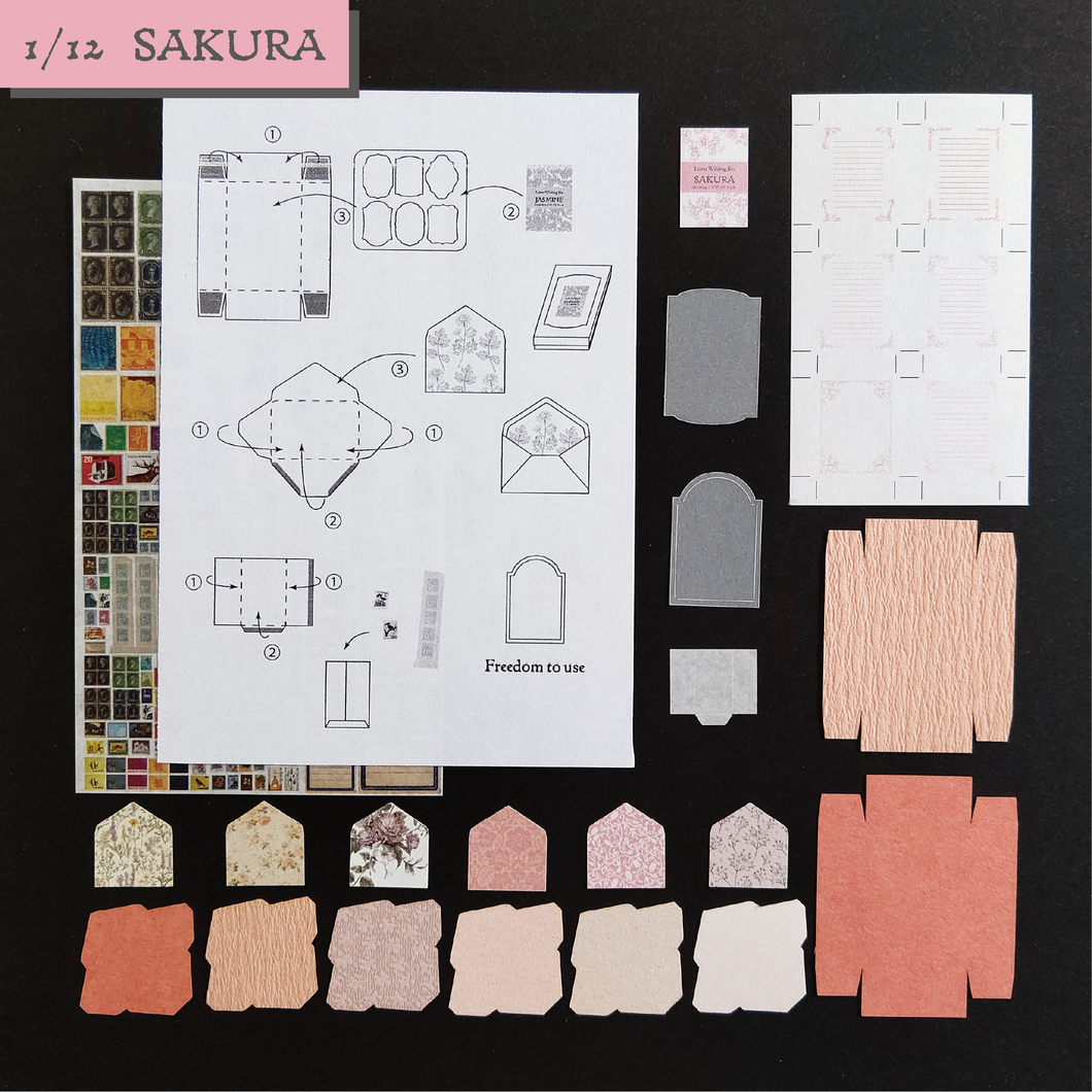 Conjunto de escritura de cartas