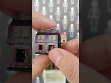 Load and play video in Gallery viewer, 1/12th Scale&#39;s The Black Roof House Small Horror House
