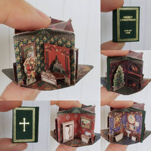 Afbeelding in Gallery-weergave laden, 1/12e Scale&#39;s Merry Christmas Small Christmas House
