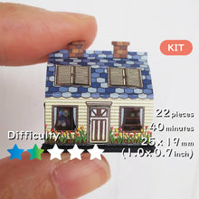Load image into Gallery viewer, 1/12th Scale&#39;s The Blue Roof House Blue Roof House
